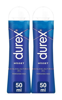 Durex Hisset Doğal Su Bazlı Kayganlaştırıcı Jel 2x50 ml
