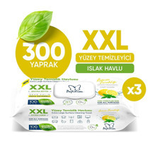 Papilion Easy Clean Xxl Antibakteriyel 100 Yaprak 3'lü Islak Mendil