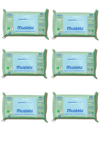 Mustela Compost Cleansing Antibakteriyel 60 Yaprak 6'lı Islak Mendil