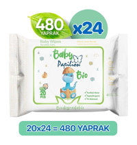 Papilion Bio Yenidoğan 20 Yaprak 24'lü Islak Mendil
