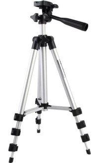Buffer Taşıma Çantalı Alüminyum 3 Kademeli Video Head Tripod 130 cm