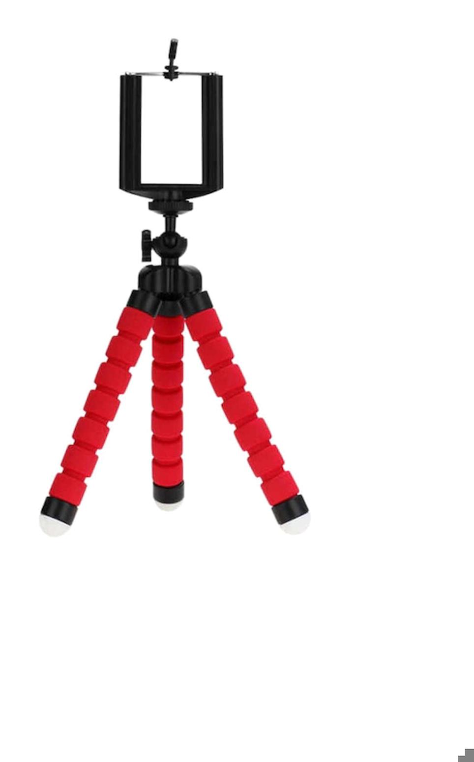 Zore TR1 Kırmızı Masaüstü Telefon Tripod