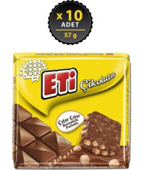 Eti Karamelli Sütlü Çikolata 57 gr 10'lu