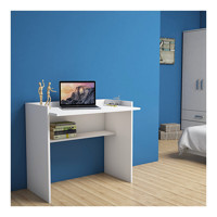 Bimossa Mehpare 80x58x90 cm Ahşap Gövdeli Ayaklı Beyaz Çalışma Masası