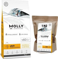 Molly Tavuk Tahıllı Yetişkin Kuru Kedi Maması 1 kg