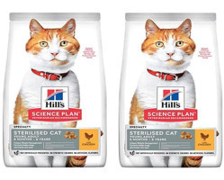 Hill's Tavuk Kısırlaştırılmış Yetişkin Kuru Kedi Maması 2x3 kg