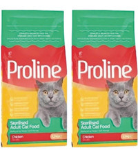 Pro Line Tavuk Kısırlaştırılmış Yetişkin Kuru Kedi Maması 2x1.2 kg