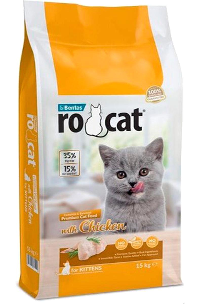 Rocat Tavuk Yavru Kuru Kedi Maması 15 kg