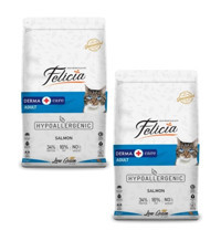 Felicia Hypoallergenic Somonlu Tahıllı Yetişkin Kuru Kedi Maması 2x2 kg