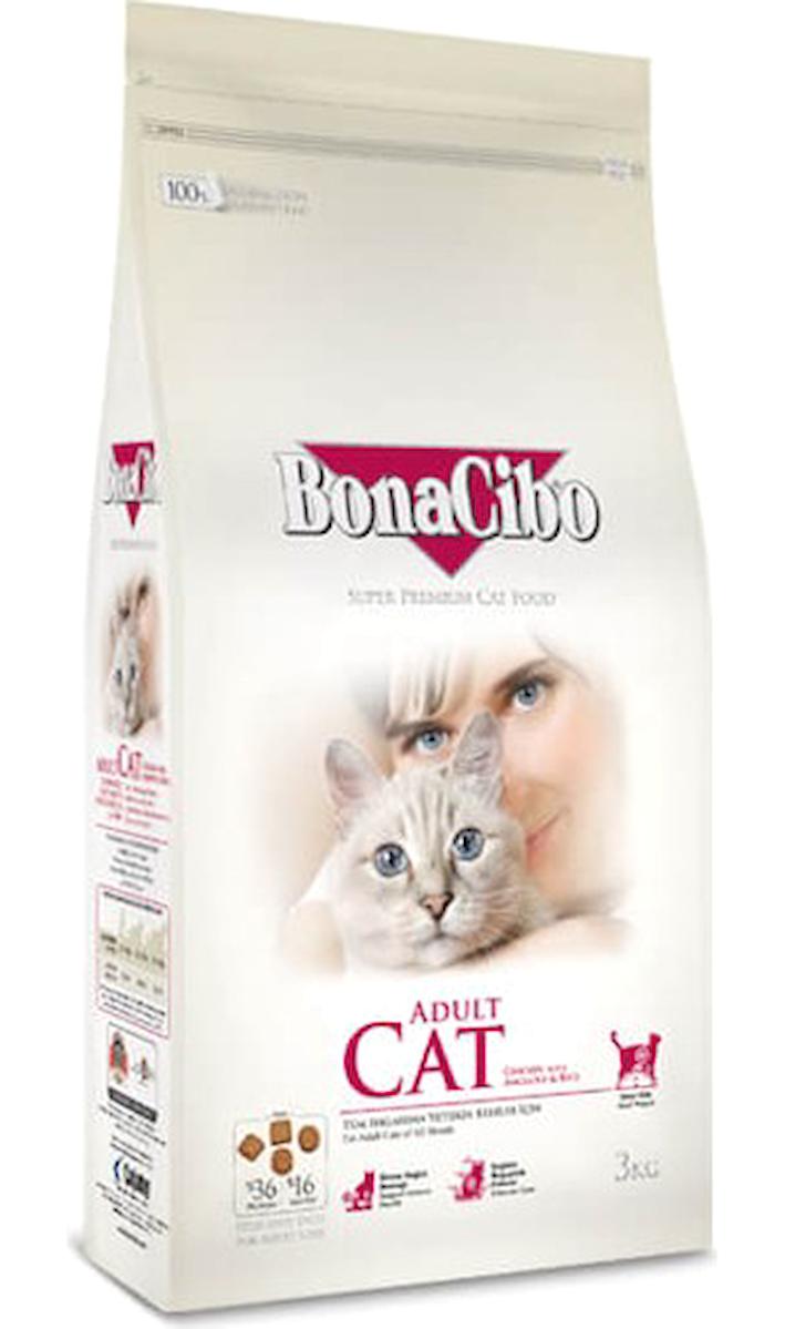 Bonacibo Tavuk Tahıllı Yetişkin Kuru Kedi Maması 6 kg
