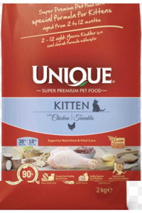 Unique Tavuk Tahıllı Yavru Kuru Kedi Maması 2 kg
