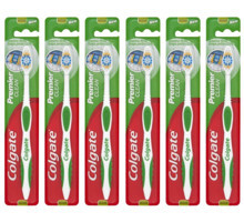 Colgate Premier 6 Adet Orta Manuel Yetişkin Diş Fırçası Yeşil