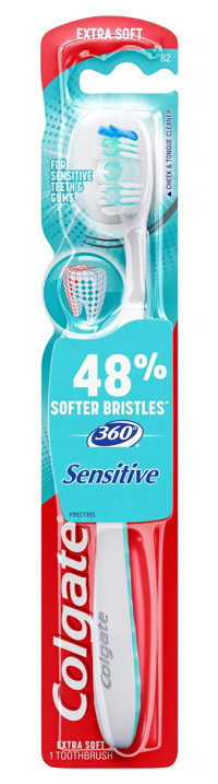 Colgate Hassas Dişler İçin 360 Emaye Yumuşak Manuel Yetişkin Diş Fırçası Beyaz
