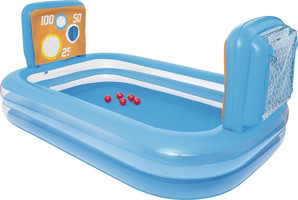 Bestway 237 x 152 cm Dikdörtgen Şişme Havuz Çok Renkli