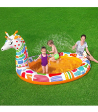 Bestway 266 x 157 cm Oval Şişme Havuz Çok Renkli