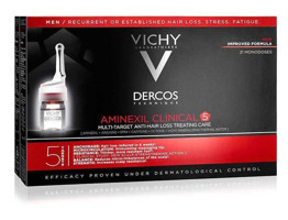 Vichy Dercos Aminexil Clinical 5 Dökülme Karşıtı Erkek Saç Serumu 21x6 ml