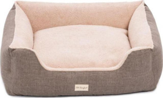 Pet Comfort Echo Yıkanabilir Büyük Irk İç Mekan Köpek Yatağı Açık Kahve-Bej