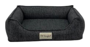 Pet Comfort Delta Varius Küçük Irk İç Mekan Köpek Yatağı Koyu Gri
