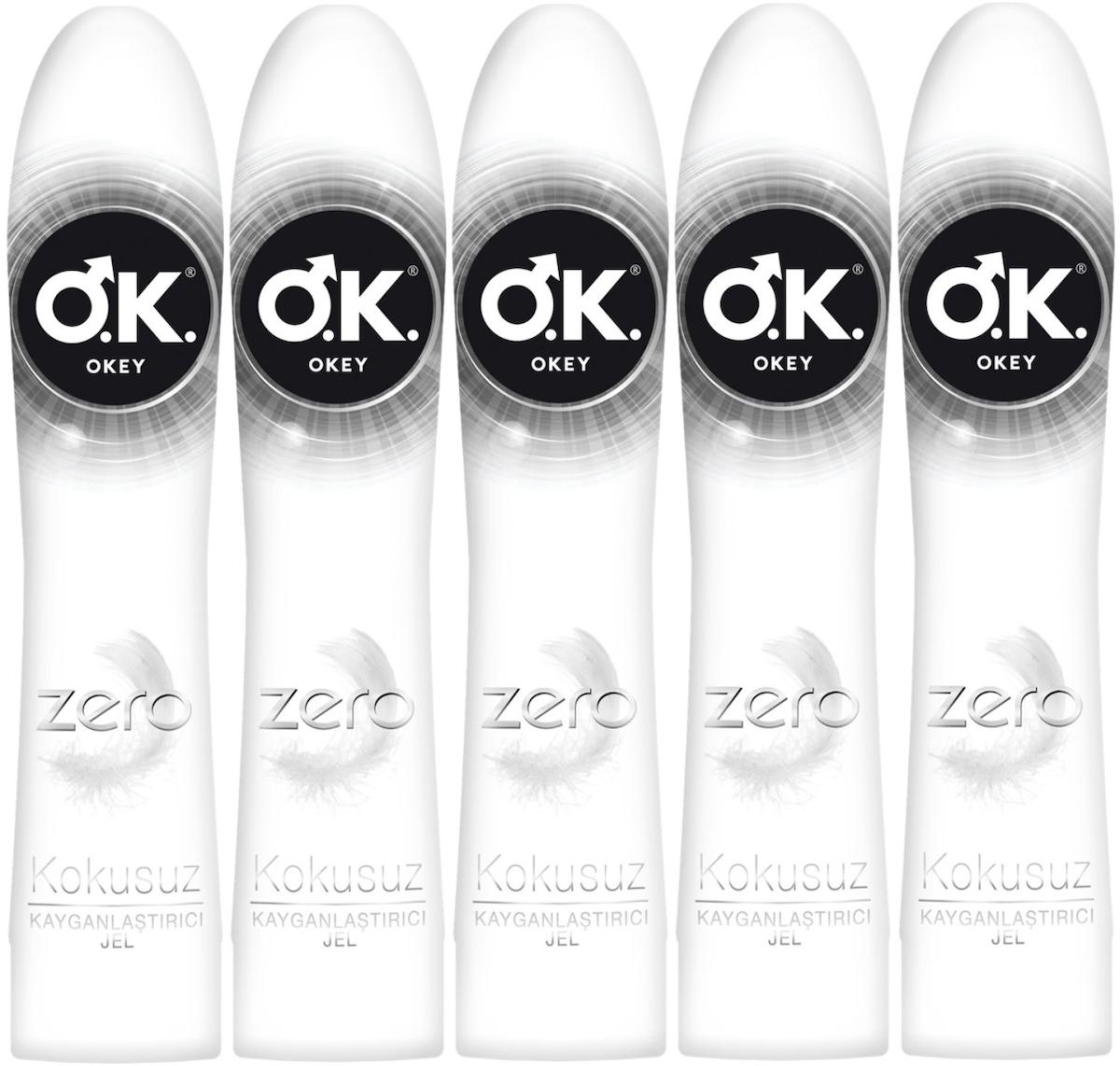 Okey Zero Su Bazlı Kayganlaştırıcı Jel 5x100 ml