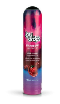 Joy Drops Su Bazlı Çilekli Kayganlaştırıcı Jel 2x125 ml
