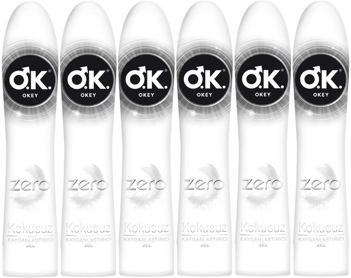 Okey Zero Su Bazlı Kayganlaştırıcı Jel 6x100 ml