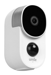 Umie UM-BK21 1 Kameralı 360 Derece Dönme Gece Görüşlü Zoom IP İç-Dış Mekan Kablosuz Güvenlik Kamerası