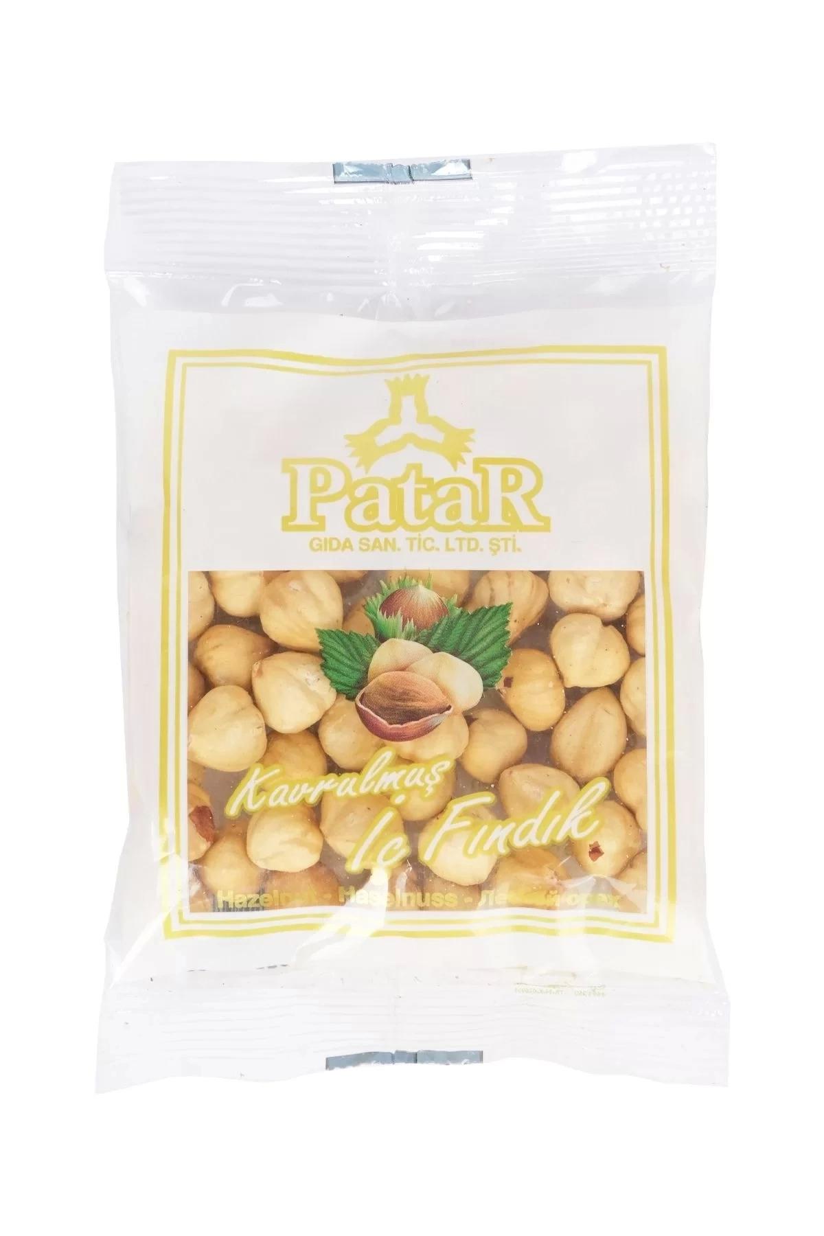 Patar Çifte Kavrulmuş Tuzsuz Organik Tane Giresun Fındık İçi 90x50 gr