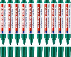Edding 260 10 Adet Doldurulabilir Silinebilir Yeşil Tahta Kalemi