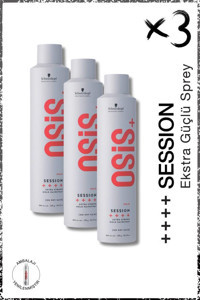 Schwarzkopf Osis Onarıcı Ekstra Güçlü Saç Spreyi 3x500 ml