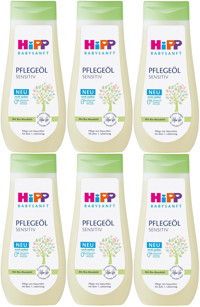 Hipp Babysanft Pfelegeöl Sensitiv Organik Bademli Hipoalerjenik Masaj Yağı 6x200 ml