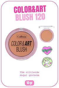Callista Color Art No:120 So Peachy Mat Toz Allık