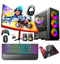 Turbox TX5108 Harici Radeon RX 580 Intel Core i7 6700 16 GB Ram GDDR5 512 GB SSD Tower FreeDos 23.6 inç Monitörlü Masaüstü Oyuncu Bilgisayarı