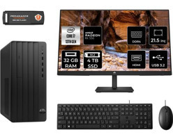 Hp Pro 290 G9 8T2X1ESMNT1330 Harici Radeon RX 550 Intel Core i7 13700 32 GB Ram 4 TB SSD Tower FreeDos 21.5 inç Monitörlü Masaüstü Oyuncu Bilgisayarı + PER4 BELLEK