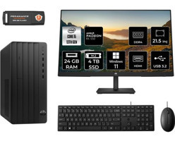 Hp Pro 290 G9 8T2W9ESMNT1375 Harici Radeon RX 550 Intel Core i5 13500 24 GB Ram 4 TB SSD Tower Windows 11 Home 21.5 inç Monitörlü Masaüstü Oyuncu Bilgisayarı + PER4 BELLEK