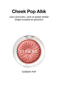 Clinique Cheek Pop Ginger Pop Işıltılı Toz Allık