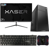 Xaser XSR561 Harici GeForce GT 610 Intel Core i5 12400F 8 GB Ram 256 GB SSD Tower FreeDos 23.8 inç Monitörlü Masaüstü Oyuncu Bilgisayarı