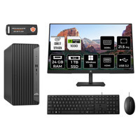 Hp Pro 400 G9 M9EAD523 Harici GeForce GT 1030 Intel Core i7 12700 24 GB Ram 1 TB SSD Tower Windows 11 Home 21.5 inç Monitörlü Masaüstü Oyuncu Bilgisayarı