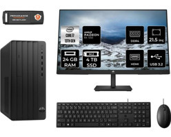 Hp Pro 290 G9 8T2X2ESMNT1325 Harici Radeon RX 550 Intel Core i7 13700 24 GB Ram 4 TB SSD Tower FreeDos 21.5 inç Monitörlü Masaüstü Oyuncu Bilgisayarı + PER4 BELLEK