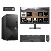 Dell Vostro 3910 MN3910D290 Harici Radeon RX 550 Intel Core i5 12400 40 GB Ram 4 TB SSD Tower Windows 11 Pro 21.5 inç Monitörlü Masaüstü Oyuncu Bilgisayarı