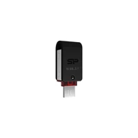 Silicon Power Dual Drive X31 Mini Çift Taraflı USB 3.1 Usb Type-C 16 GB Flash Bellek Siyah