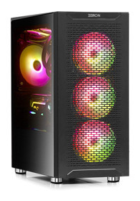 Zeiron RPX40 Harici GeForce GTX 1650 AMD Ryzen 5 5600X 8 GB Ram 256 GB + 1 TB SSD Tower FreeDos Masaüstü Oyuncu Bilgisayarı