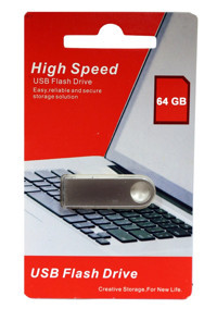 Oem USB 2.0 Usb Type-A 64 GB Flash Bellek Gümüş