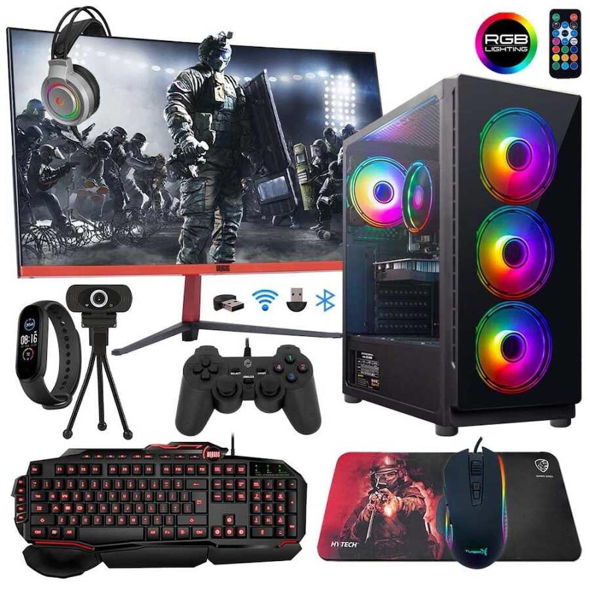 Turbox TX1187 Harici GeForce GTX 1050 Tİ Intel Core i5 4440 16 GB Ram DDR3 1 TB HDD + 256 GB SSD Tower FreeDos Masaüstü Oyuncu Bilgisayarı