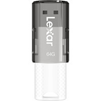 Lexar Jumpdrive S60 USB 2.0 Usb Type-A 64 GB Flash Bellek Gri Siyah