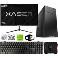 Xaser XSR436 Harici GeForce GT 610 Intel Core i5 10400F 16 GB Ram 512 GB SSD Tower FreeDos 23.8 inç Monitörlü Masaüstü Oyuncu Bilgisayarı