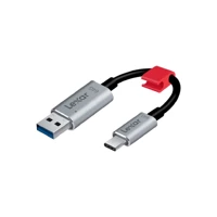Lexar Jumpdrive C20C Şifreli Çift Taraflı USB 3.1 Lightning - Type-C 64 GB Flash Bellek Gri