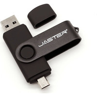 Jaster Çift Taraflı USB 3.0 Usb Type-A 128 GB Flash Bellek Siyah