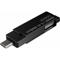 Verico Hybrid C+ USB 3.0 Usb Type-C 128 GB Flash Bellek Siyah