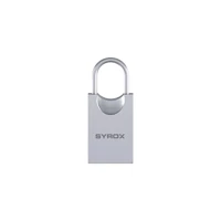 Syrox LK64 Lock Design Şifreli USB 2.0 Usb Type-A 64 GB Flash Bellek Gümüş
