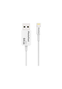 Photofast PBCU364GB USB 3.0 Lightning 64 GB Flash Bellek Beyaz